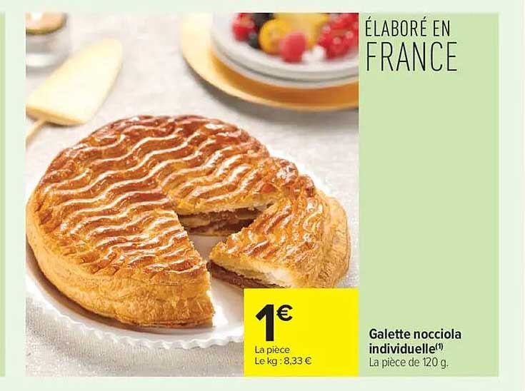 Galette nocciola individuelle
