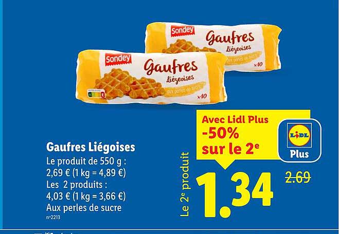Gaufres Liégeoises