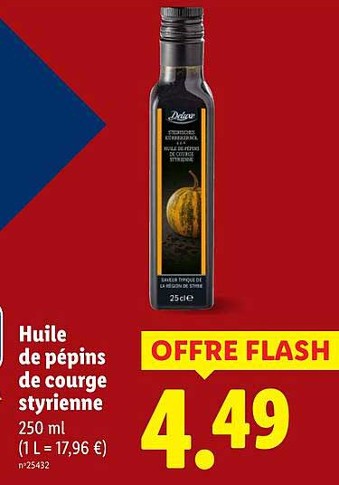 Huile de pépins de courge styrienne