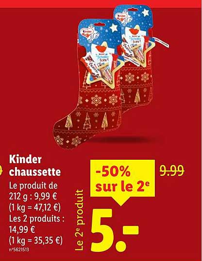 Kinder chaussette