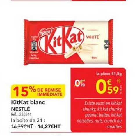 KitKat blanc NESTLÉ