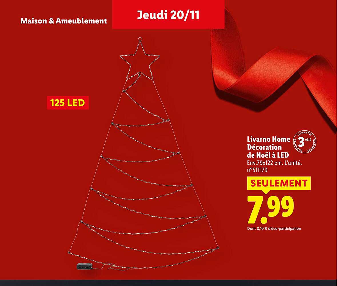 Livarno Home Décoration de Noël à LED