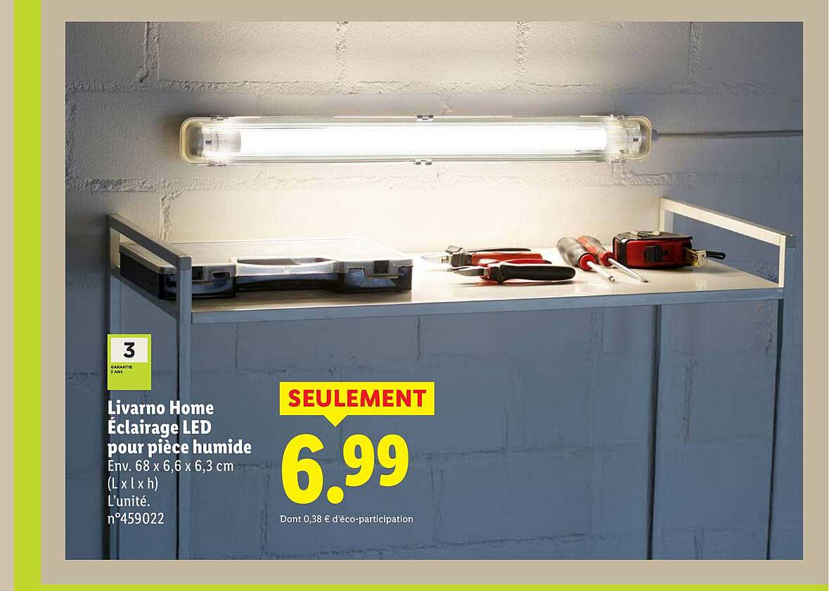Livorno Home Éclairage LED pour pièce humide