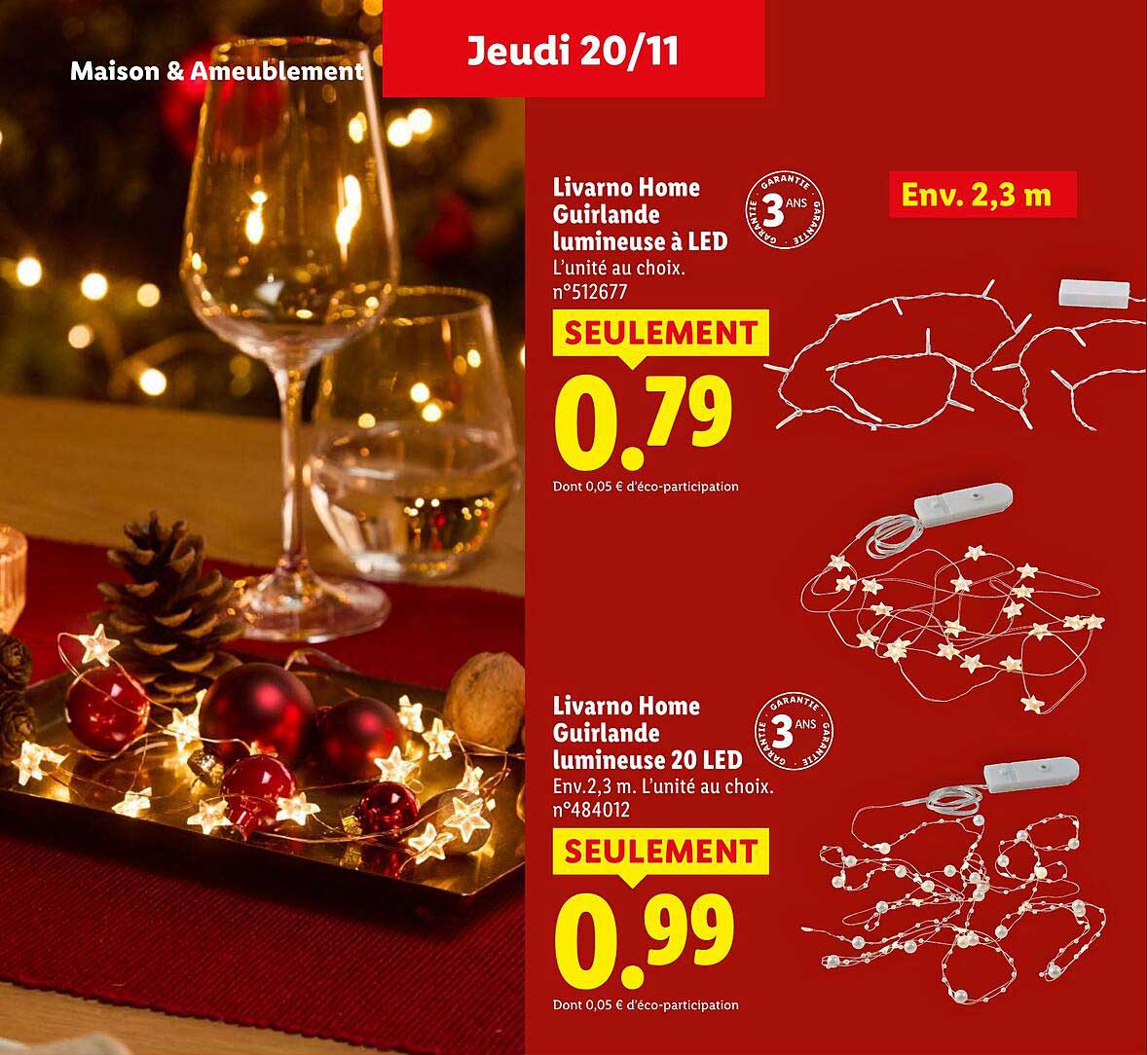 Livorno Home Guirlande lumineuse à LED