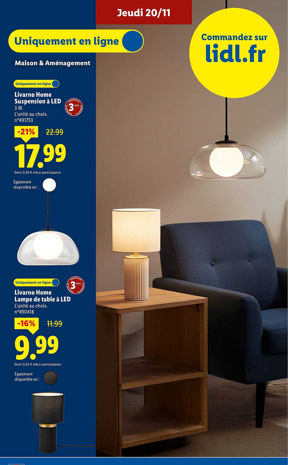 Livorno Home Suspension à LED