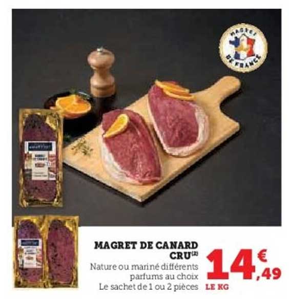 MAGRET DE CANARD CRU