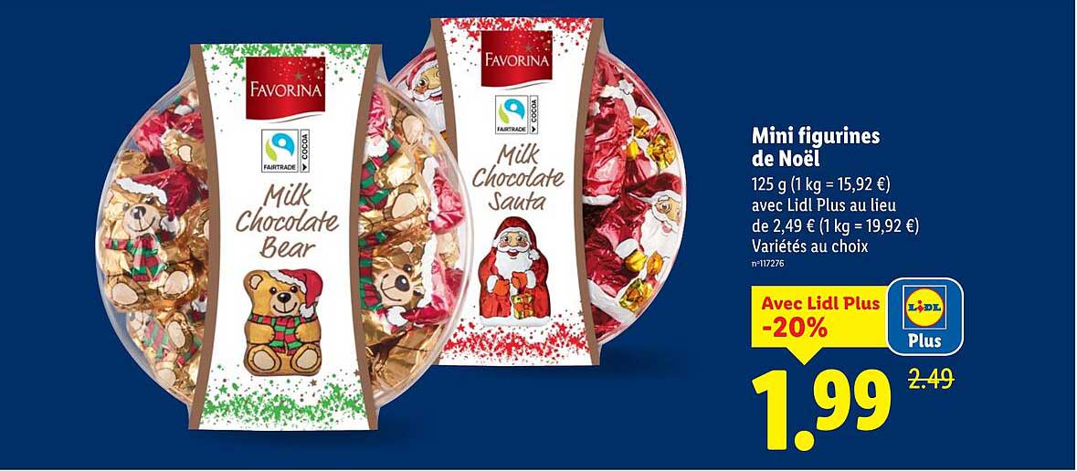 Mini figurines de Noël