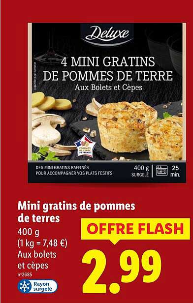 Mini gratins de pommes de terres