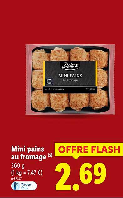 Mini pains au fromage
