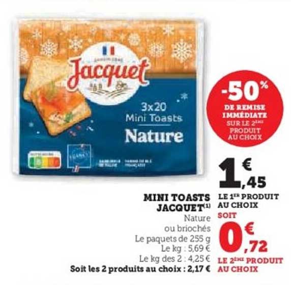 MINI TOASTS JACQUET