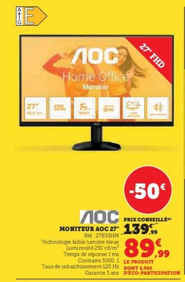 MONITEUR AOC 27"