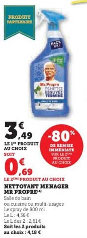 NETTOYANT MENAGER MR PROPRE