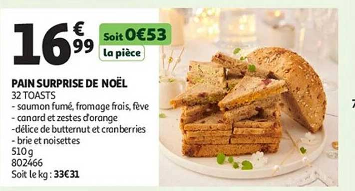 PAIN SURPRISE DE NOËL