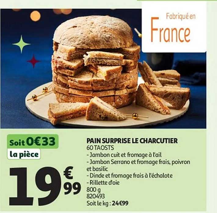 PAIN SURPRISE LE CHARCUTIER
