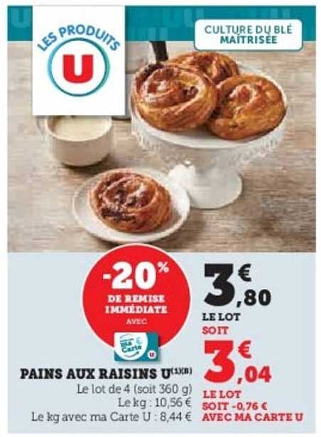 PAINS AUX RAISINS (U)