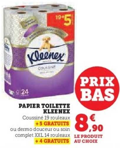 PAPIER TOILETTE KLEENEX