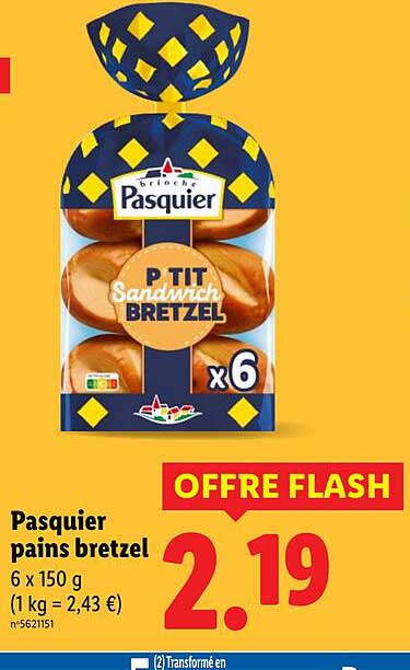 Pasquier pains bretzel