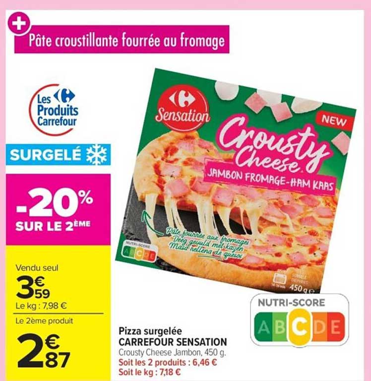 Pâte croustillante fourrée au fromage