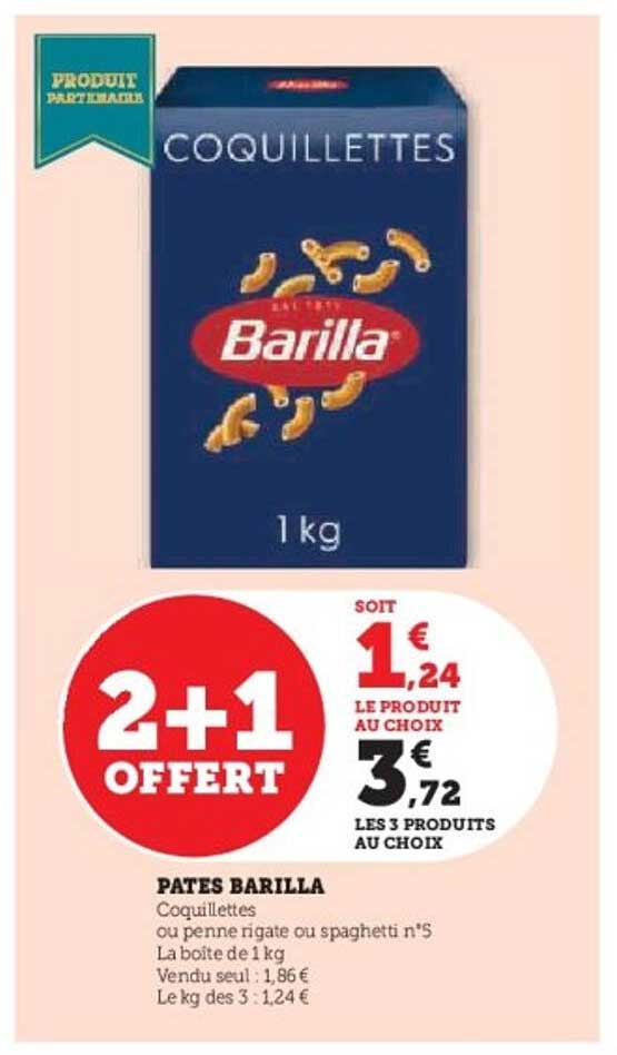 PATES BARILLA - COQUILLETTE 1 kg