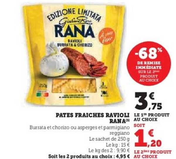 PATES FRAICHES RAVIOLI RANA