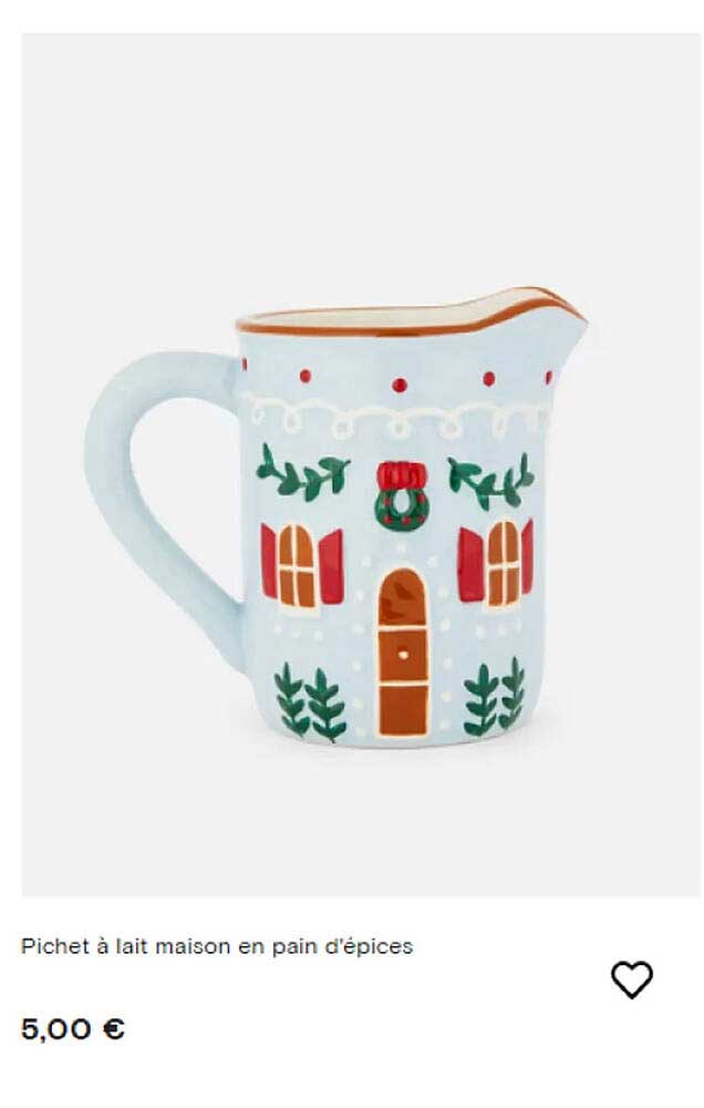 Pichet à lait maison en pain d'épices