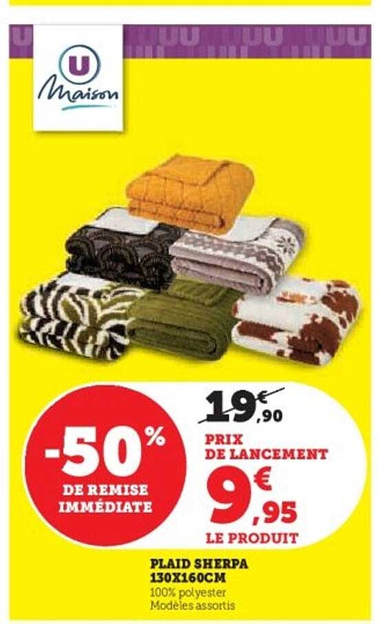 PLAID SHERPA 130X160CM