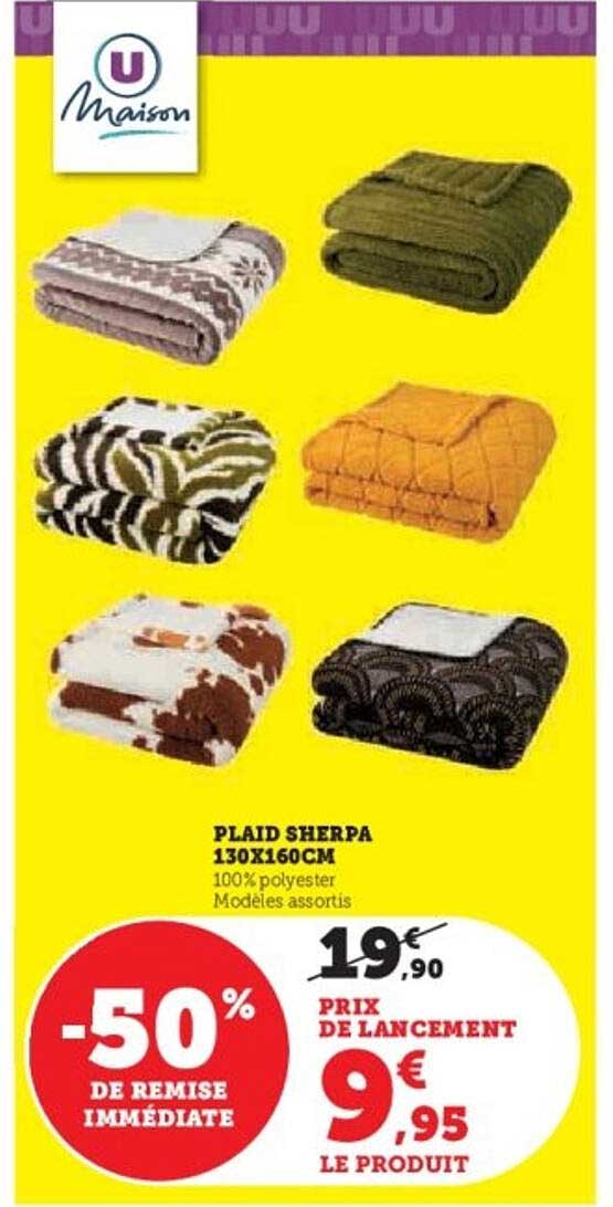 PLAID SHERPA 130X160CM