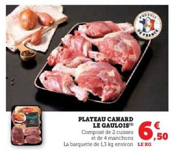 PLATEAU CANARD LE GAULOIS