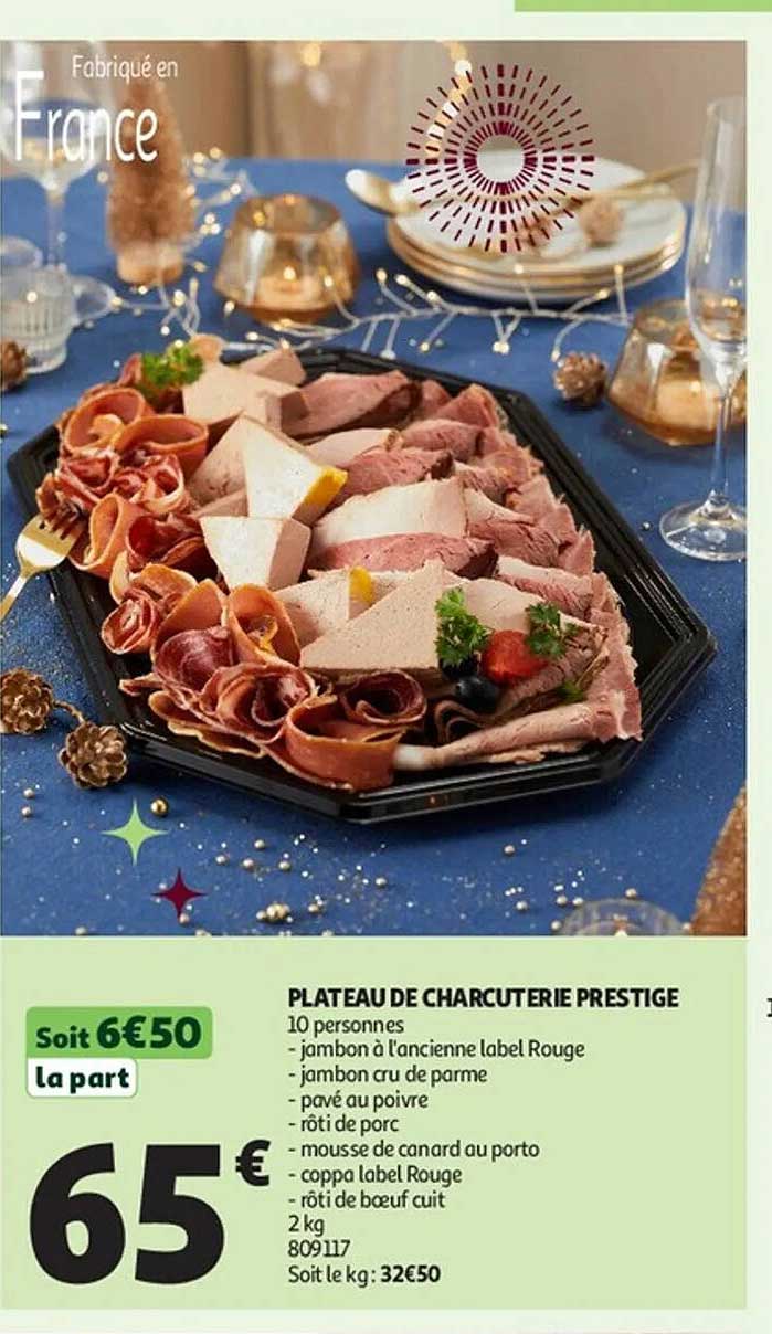 PLATEAU DE CHARCUTERIE PRESTIGE