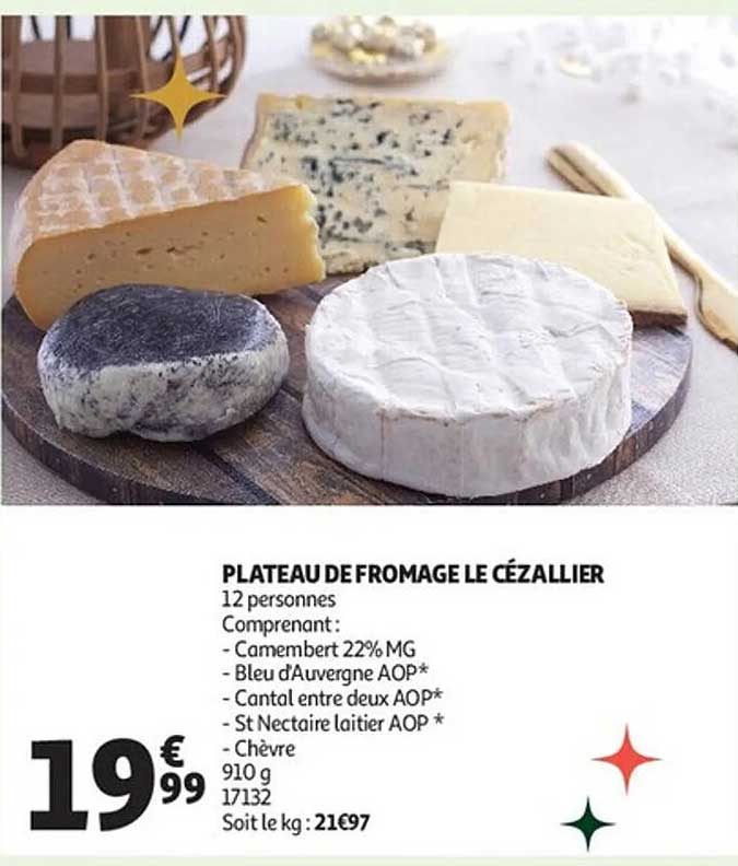 PLATEAU DE FROMAGE LE CÉZALLIER
