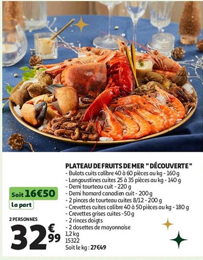 PLATEAU DE FRUITS DE MER "DÉCOUVERTE"