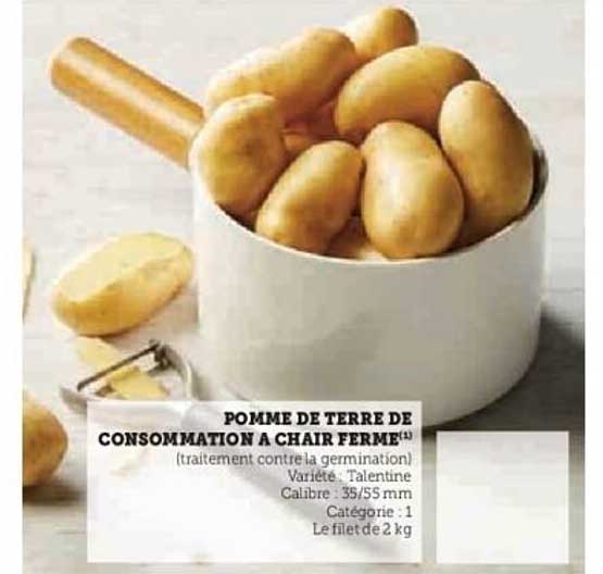 POMME DE TERRE DE CONSOMMATION A CHAIR FERME