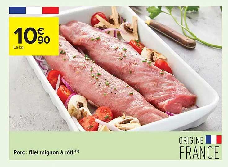 Porc : filet mignon à rôtir