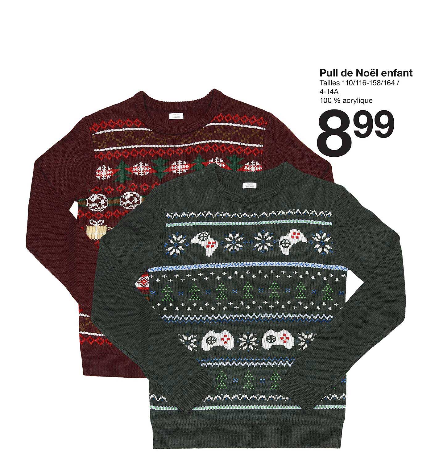 Pull de Noël enfant