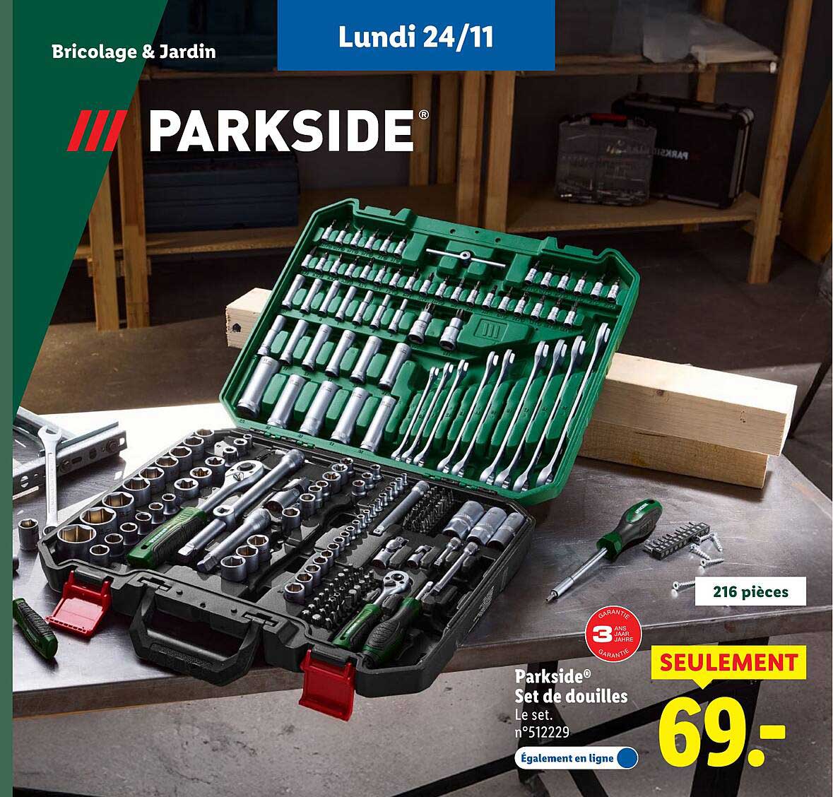 Set de douilles Parkside® n°512229