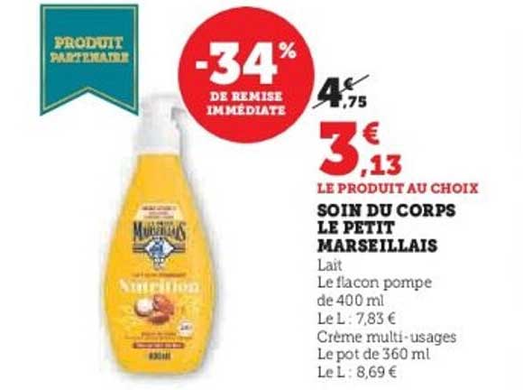 SOIN DU CORPS LE PETIT MARSEILLAIS