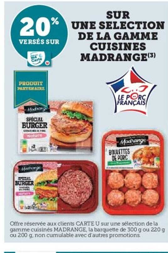 SUR UNE SELECTION DE LA GAMME CUISINES MADRANGE