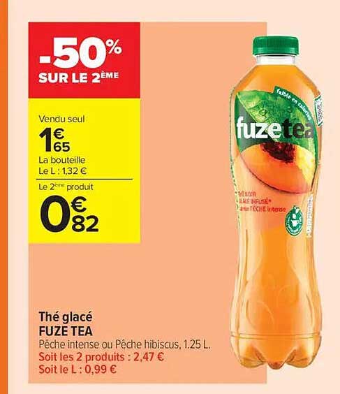 Thé glacé FUZE TEA