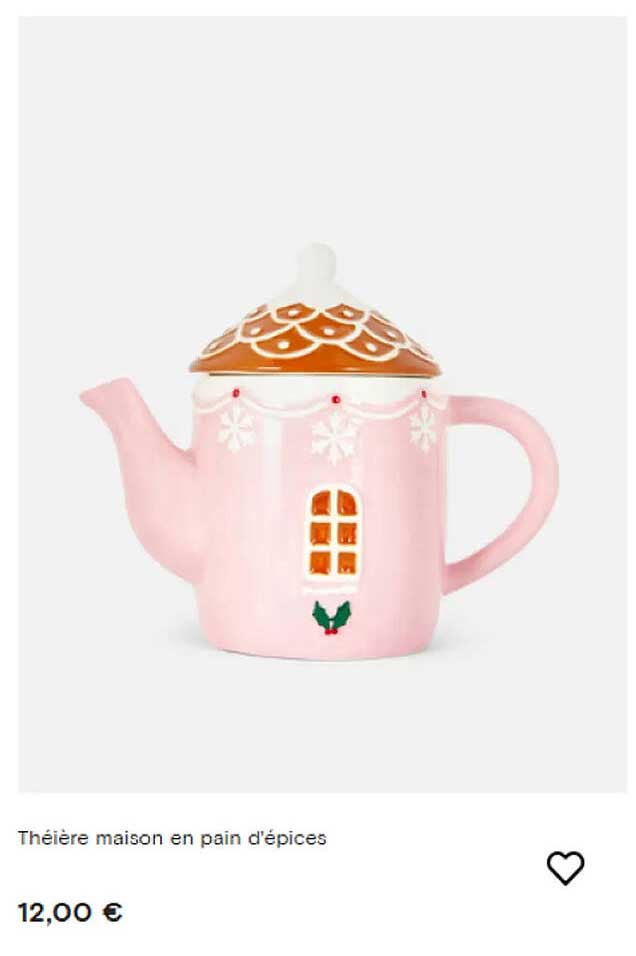 Théières maison en pain d'épices