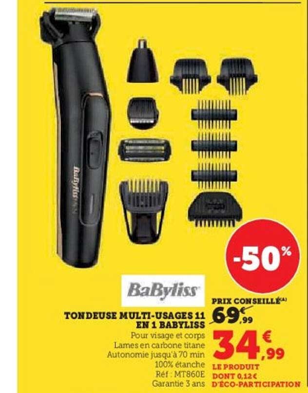 TONDEUSE MULTI-USAGES 11 EN 1 BABYLISS