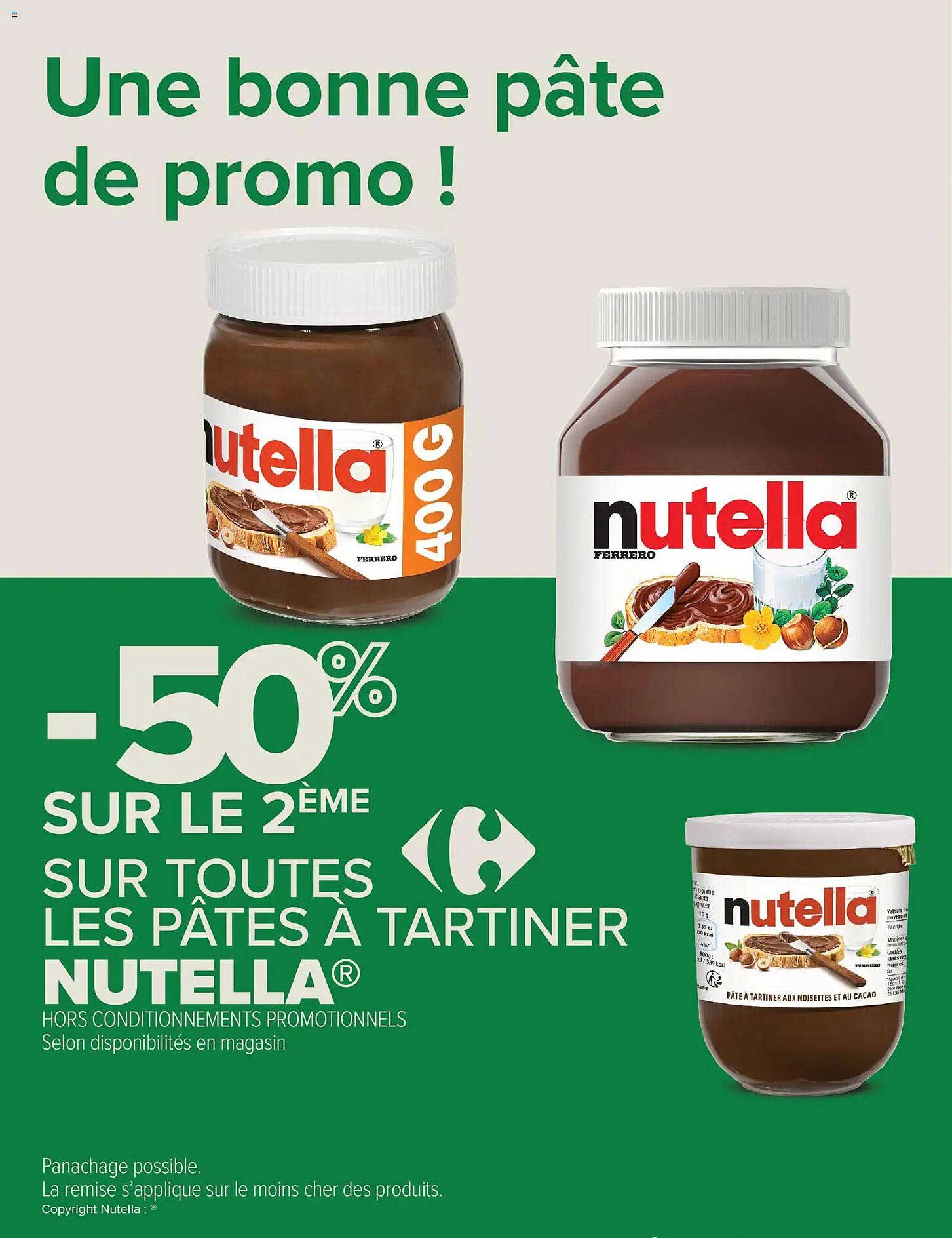 Une bonne pâte de promo !