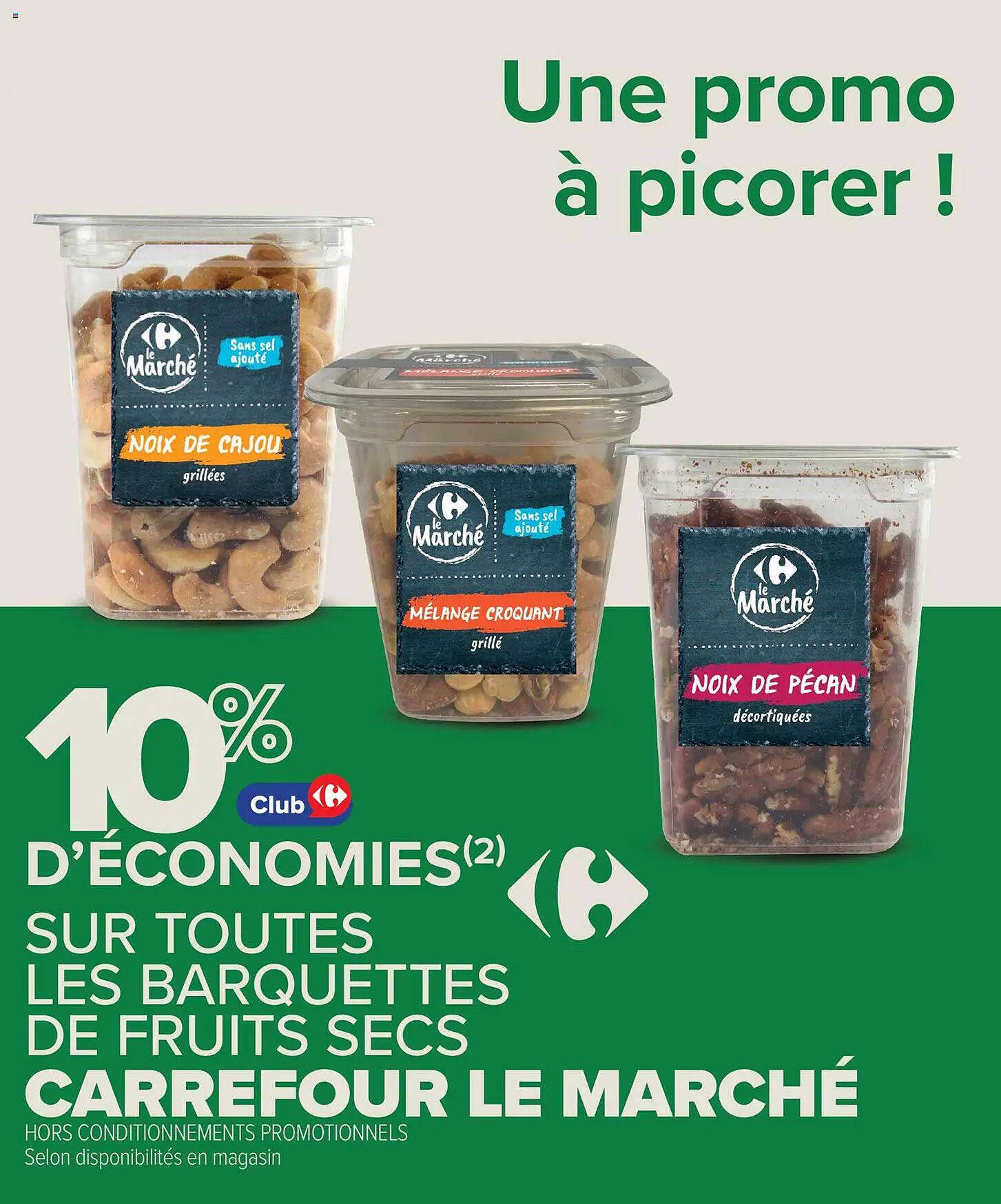 Une promo à picorer !