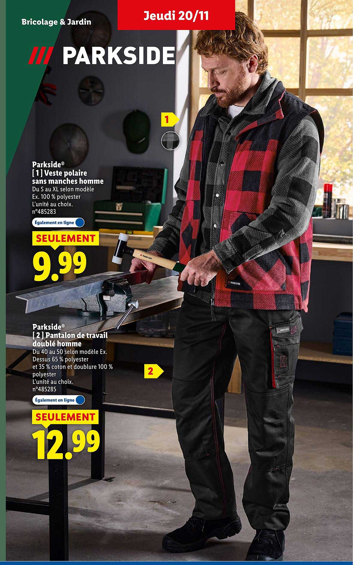 Veste polaire sans manches homme