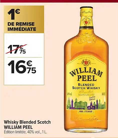 Whisky Blended Scotch WILLIAM PEEL