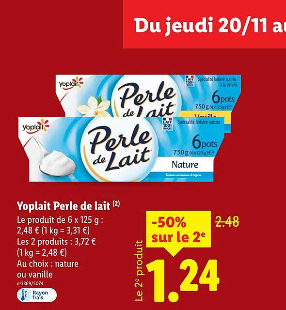 Yoplait Perle de lait
