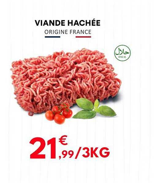 VIANDE HACHÉE ORIGINE FRANCE
