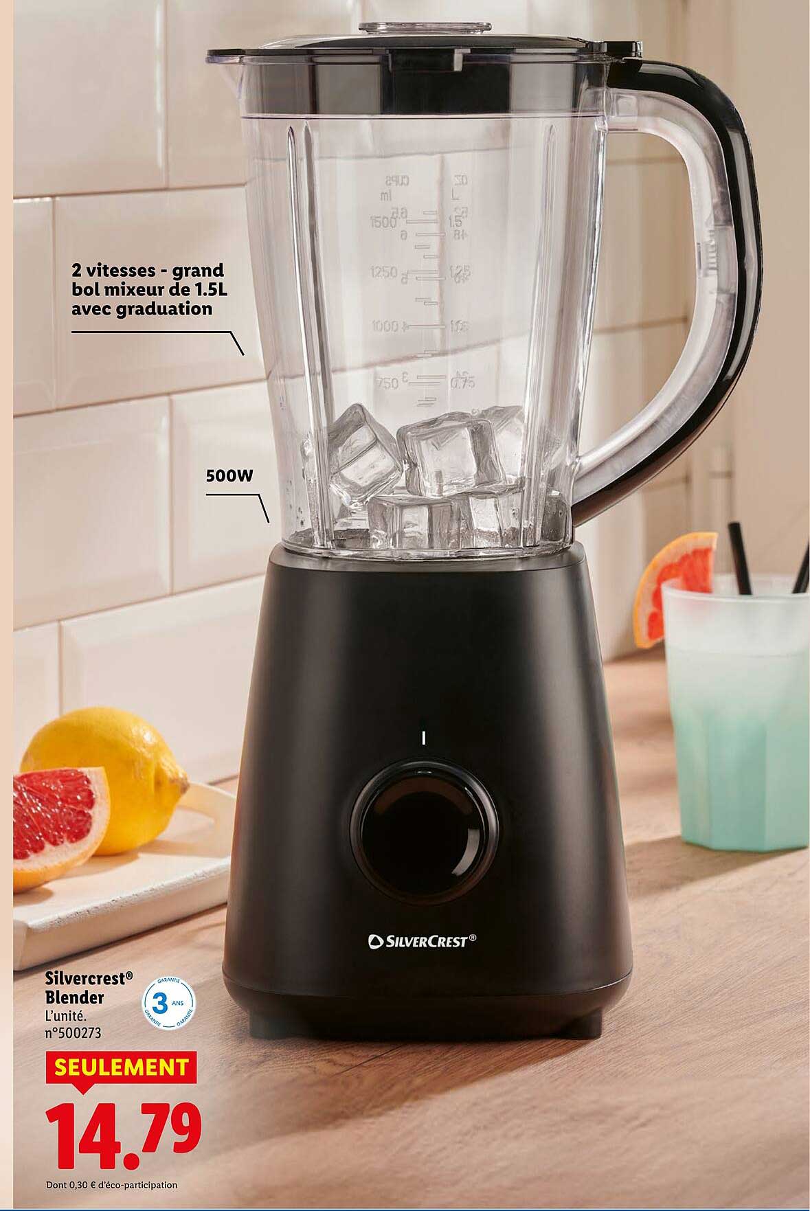 Silvercrest® Blender L’unité. n°500273