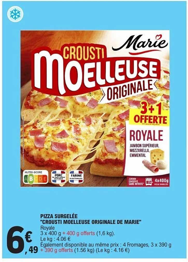 Pizza Crousti Moelleuse Marie