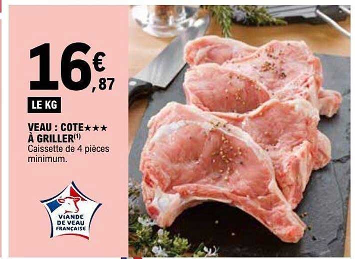 Cote De Veau Prix