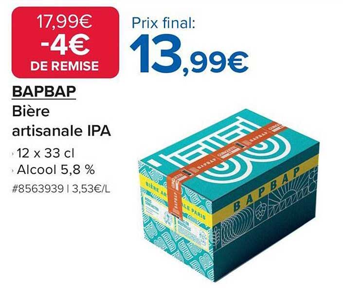 BAPBAP Bière artisanale IPA